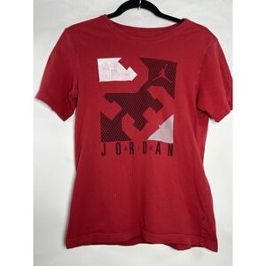 Air Jordan Nike Tee Shirt Boys Size XL Jumpman Graphic Print Crew Neck 23‎ Logo
